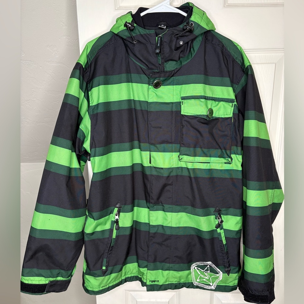 Sessions Flicker Striped Snowboard Jacket
